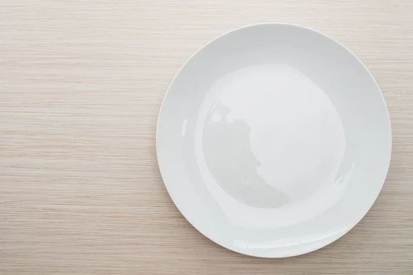 Empty white plate — Stock Photo, Image