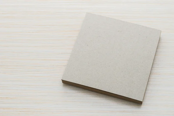 Notebook em branco mock up — Fotografia de Stock