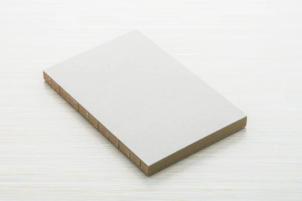 Notebook em branco mock up — Fotografia de Stock