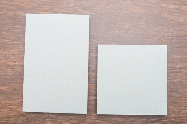 Blank notebook mock up