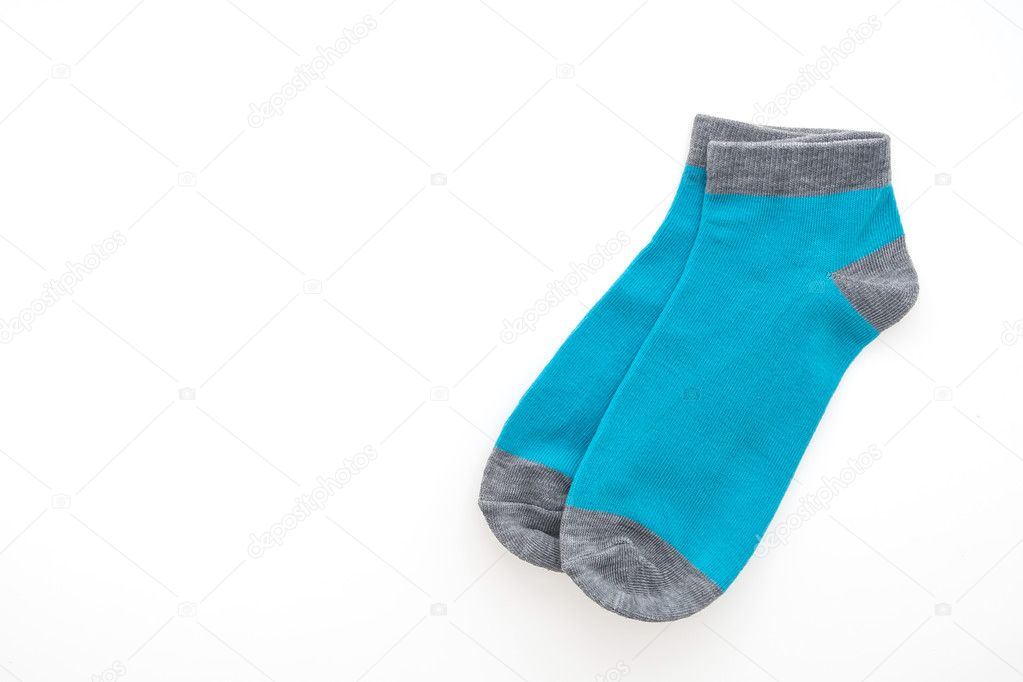 Socks isolated on white background