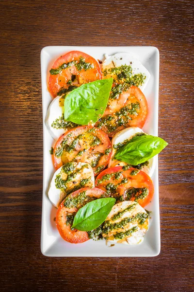 Tomate fraîche Mozzarella fromage — Photo