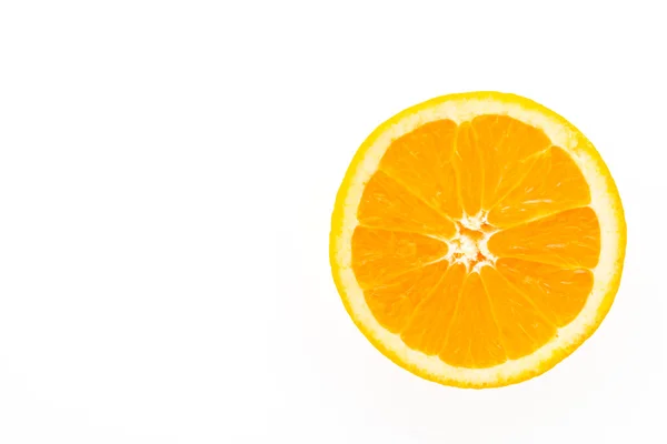 Fruit orange sur blanc — Photo