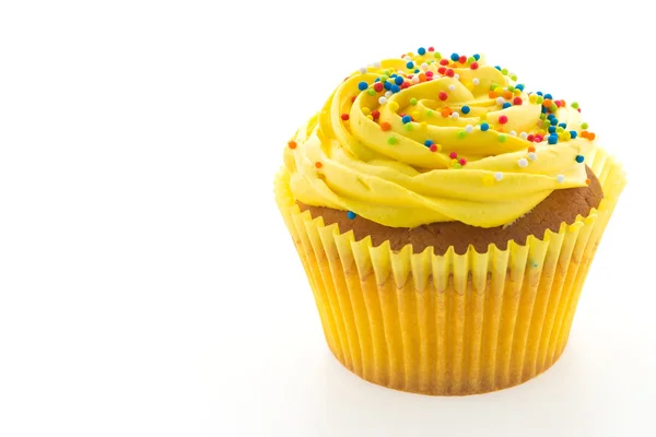 Cupcake isolated on white — Stock Photo, Image