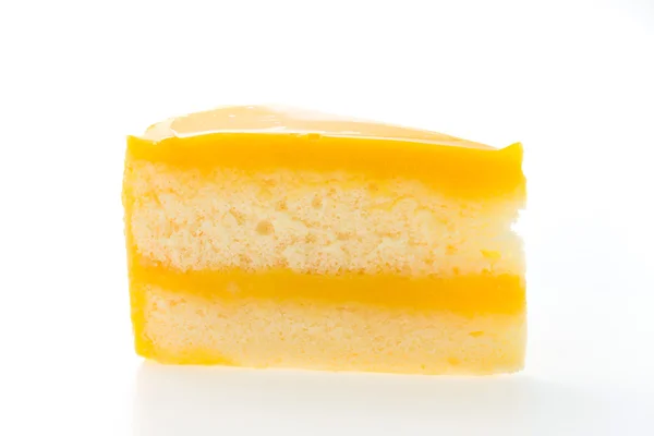 Torte arancioni su bianco — Foto Stock