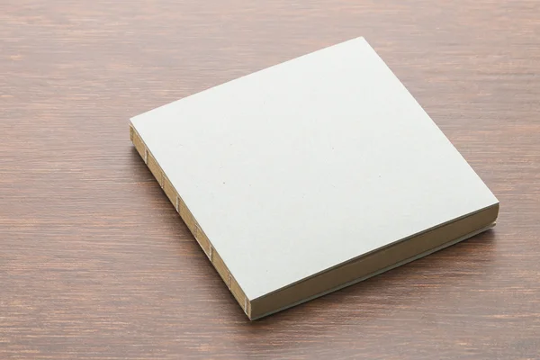 Notebook em branco mock up — Fotografia de Stock