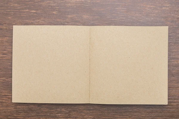 Notebook em branco mock up — Fotografia de Stock