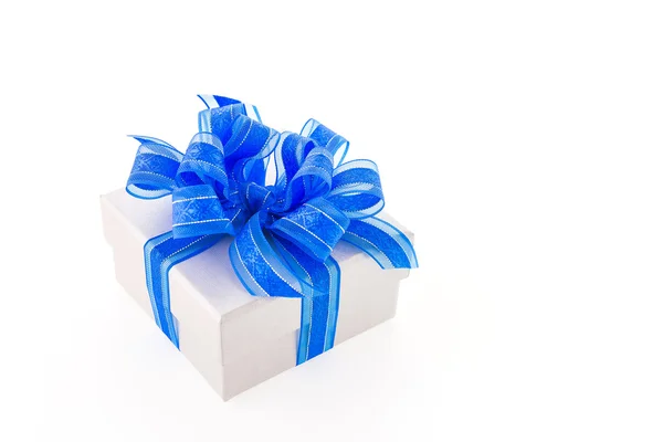 Gift box on white — Stock Photo, Image