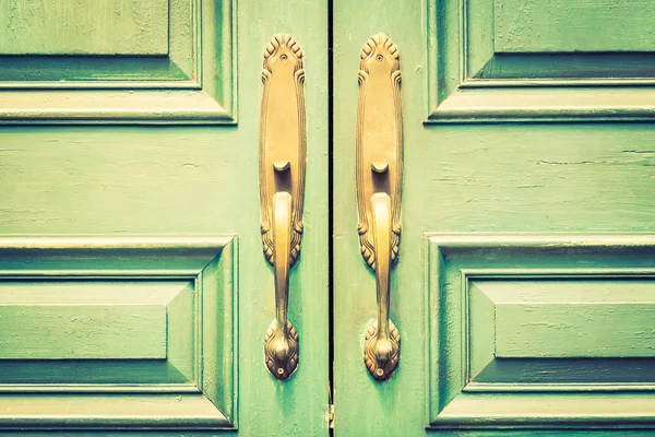 Vintage kapı kolları — Stok fotoğraf