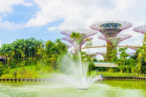 Jardin par baie à Singapour — Photo