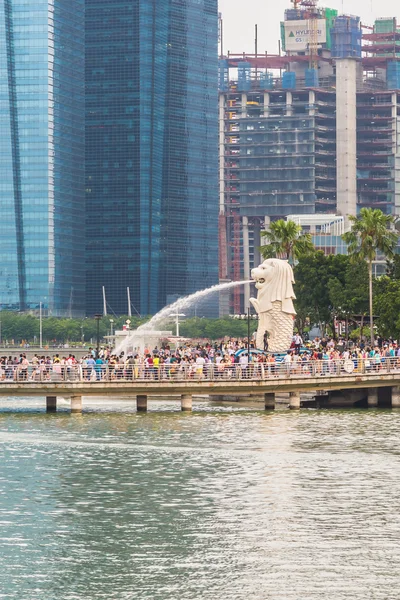 Ciudad de Singapur skyline — Foto de Stock