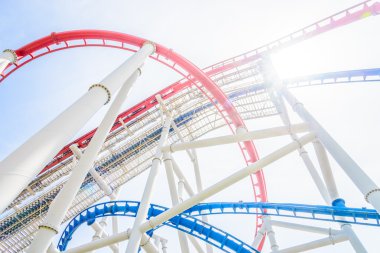 Lunaparkta hız treni