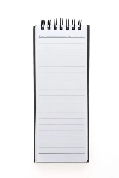Papel de caderno em branco — Fotografia de Stock