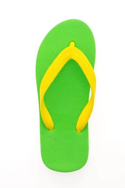 Yeşil renk Flip flop — Stok fotoğraf