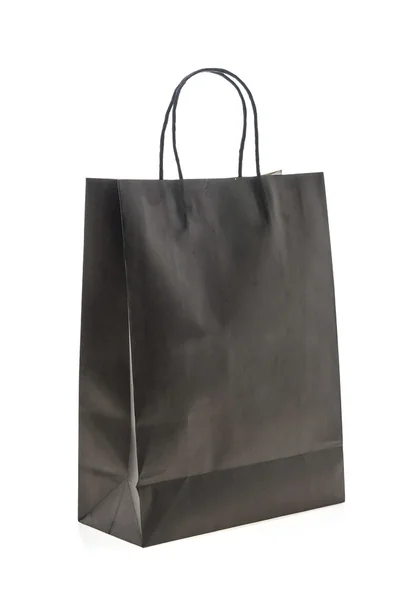 Black shopping bag — Stock Photo, Image