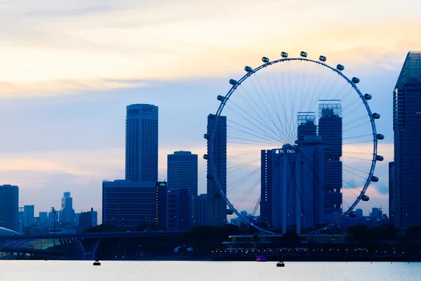 Slavný Singapore flyer — Stock fotografie