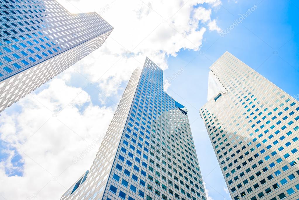 Skyscraper buildings at Singapore