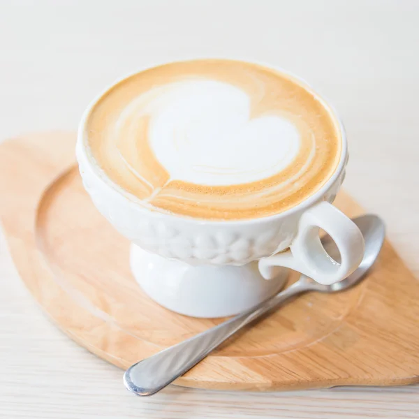 Heiße Latte-Kaffeetasse — Stockfoto