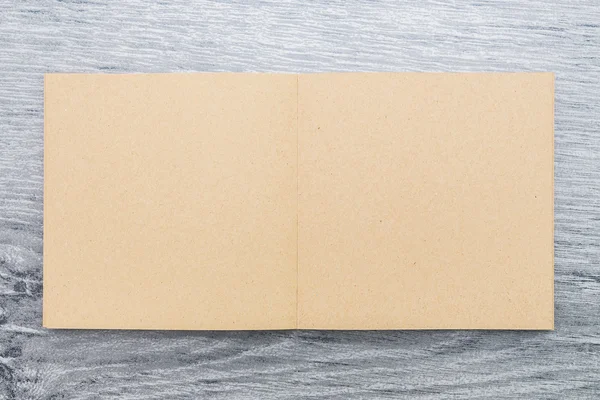 Notebook em branco mock up — Fotografia de Stock