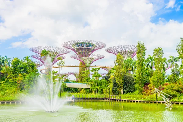 Ogród przez zatokę w Singapurze — Zdjęcie stockowe