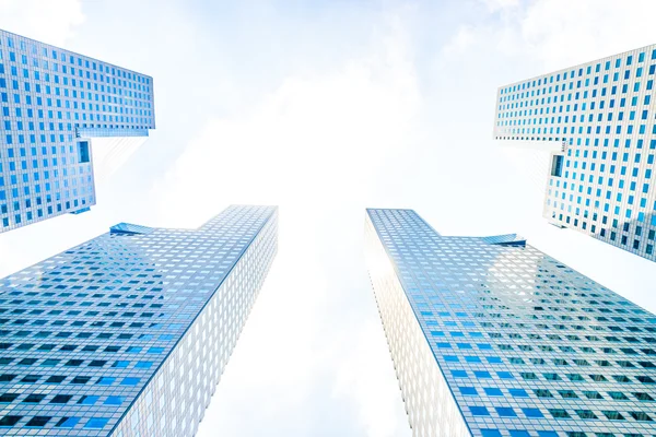 Amazing skyscrapers at singapore — Stock Photo, Image