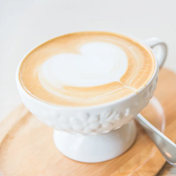 गरम लॅटे कॉफी कप — स्टॉक फोटो, इमेज