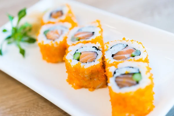 Sushi roll comida japonesa —  Fotos de Stock