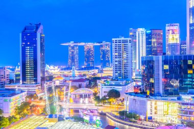 Singapur 'da gece vakti