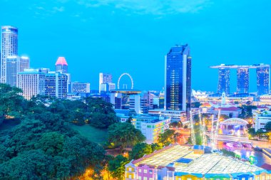 Singapur 'da gece vakti