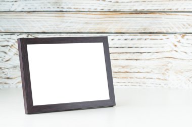 ahşap üzerine boş çerçeve