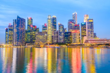 Singapur 'da gece vakti