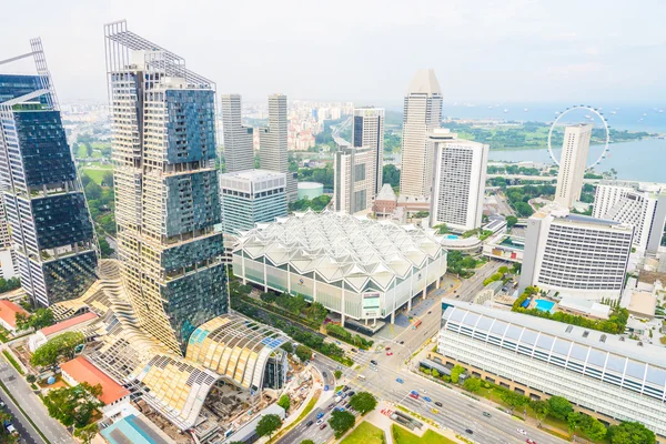 Güzel Singapur cityscape — Stok fotoğraf