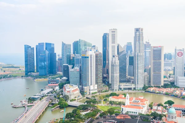 Güzel Singapur cityscape — Stok fotoğraf