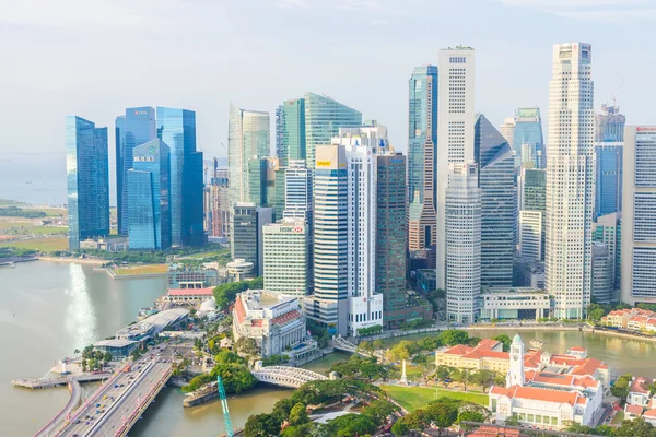Singapore skyline cidade — Fotografia de Stock