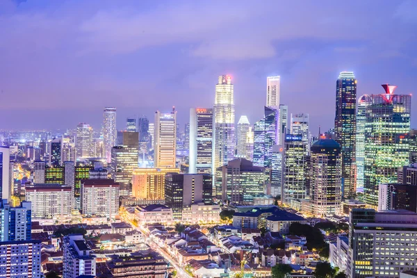 Місто skyline Сінгапуру — стокове фото