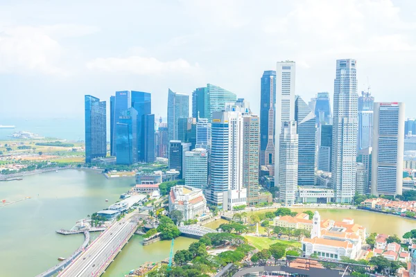 Güzel Singapur cityscape — Stok fotoğraf