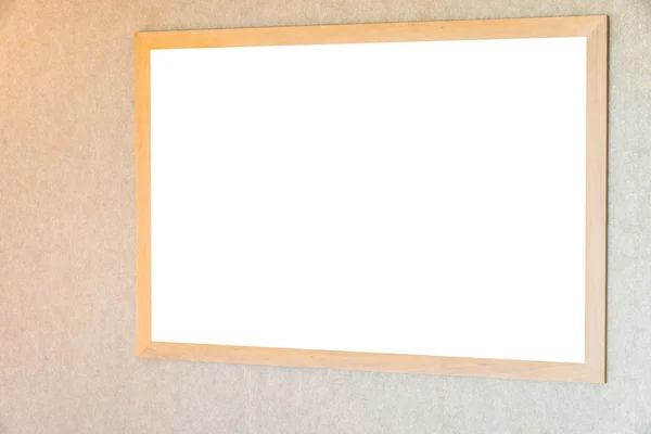 Blank frame on wall — Stock Photo, Image