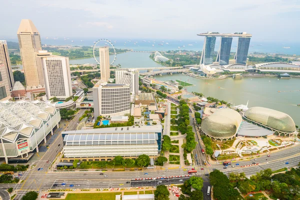 Güzel Singapur cityscape — Stok fotoğraf