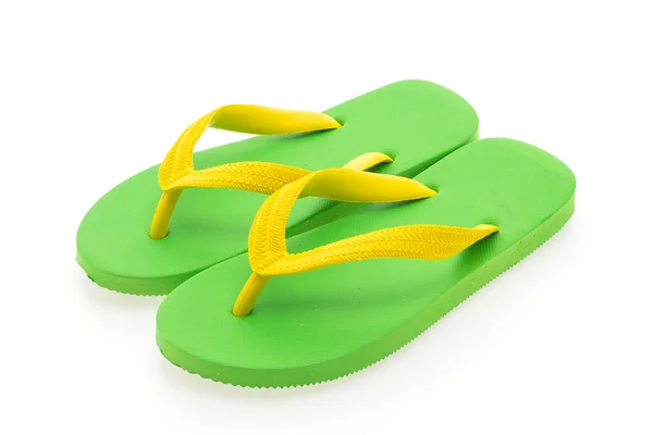 Yeşil flip flop — Stok fotoğraf
