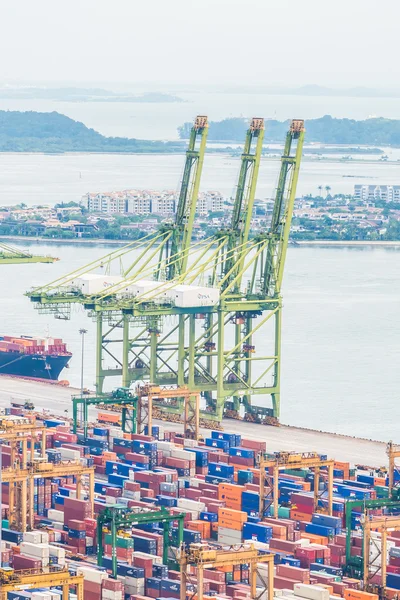 Singapore shipping port — Stock Photo, Image