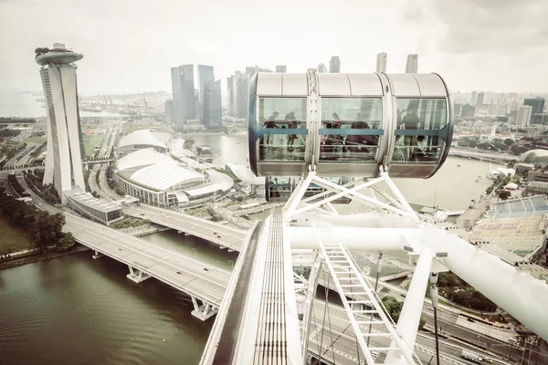 유명한 싱가포르 플라이어 — 스톡 사진