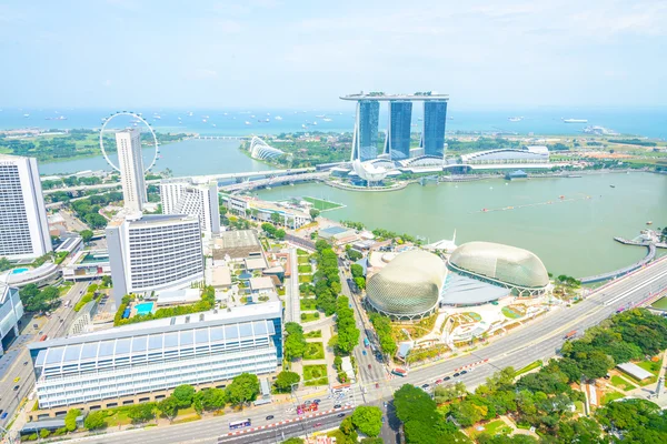 Prachtige skyline van Singapore — Stockfoto