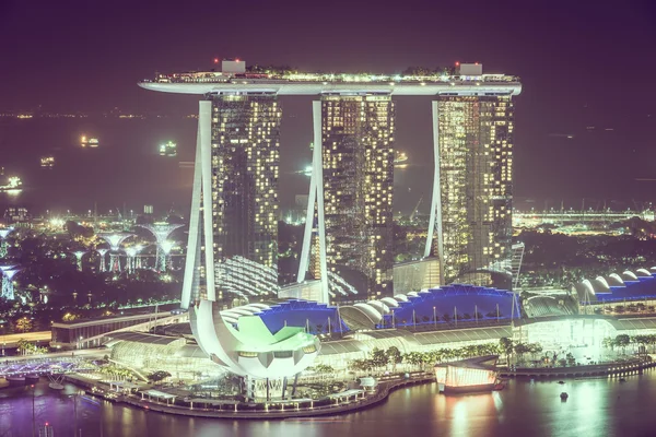 Singapore skyline city — Stock Photo, Image