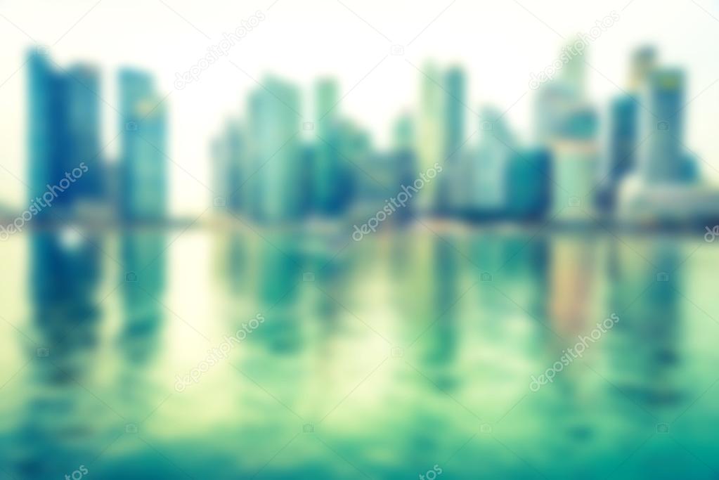 blur singapore city