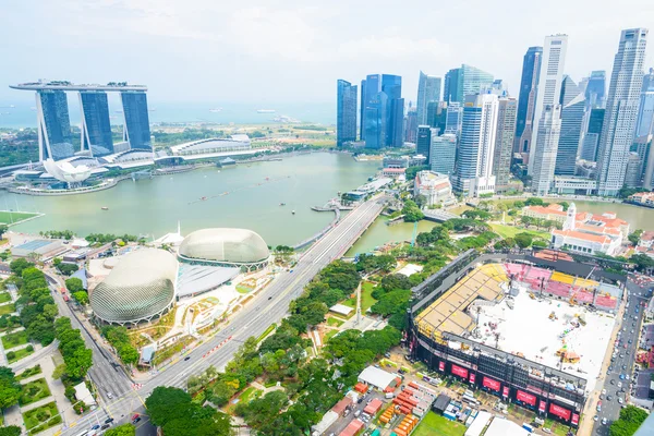 Bela paisagem urbana de Singapura — Fotografia de Stock