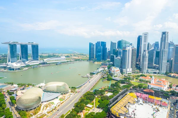 Beau paysage urbain de Singapour — Photo