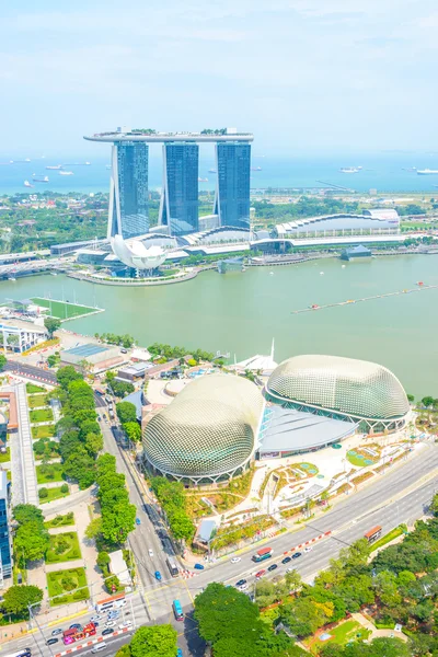 Bellissimo paesaggio urbano di Singapore — Foto Stock