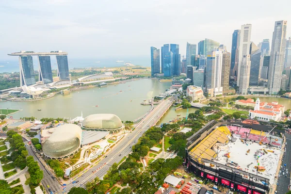 Prachtige skyline van Singapore — Stockfoto