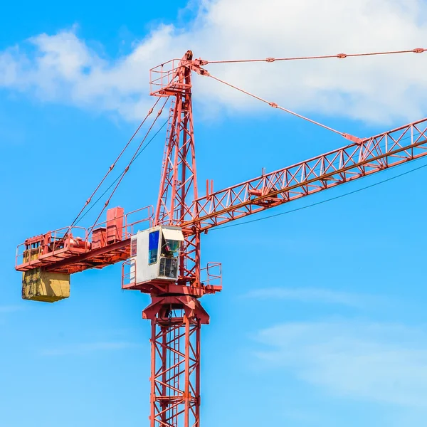 Crane on construction site — Stock Photo, Image