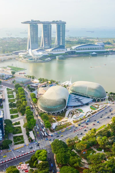 Singapore skyline cidade — Fotografia de Stock